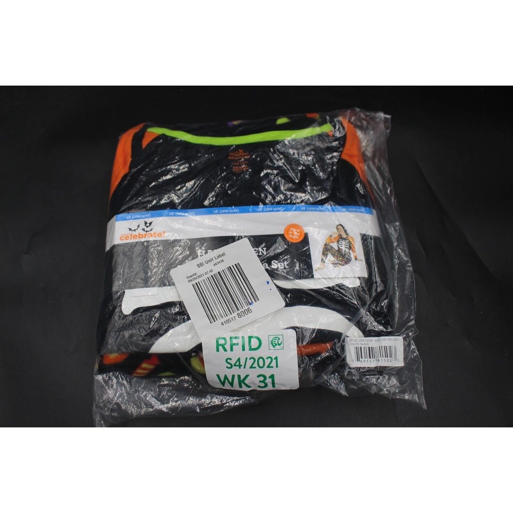 Way to Celebrate Women’s 2-Piece Halloween Family Pajama Set – Size 2X (18W-20W) - Picture 1 of 3
